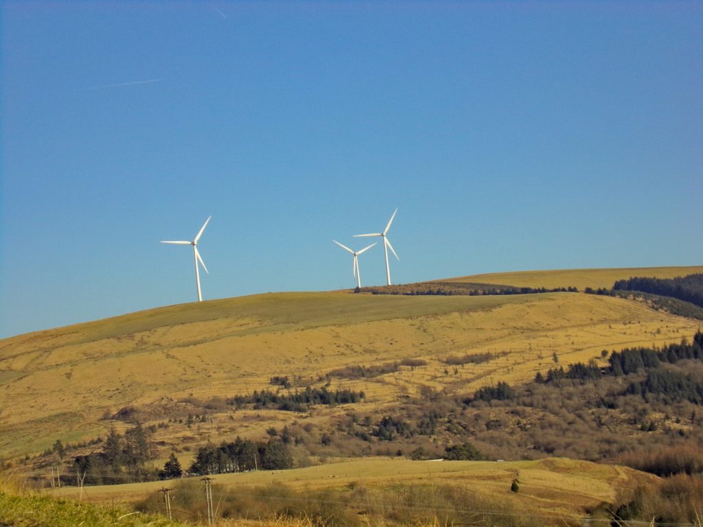 wind turbines