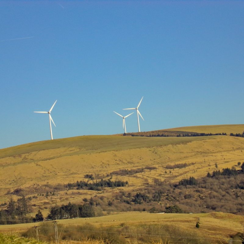 wind turbines